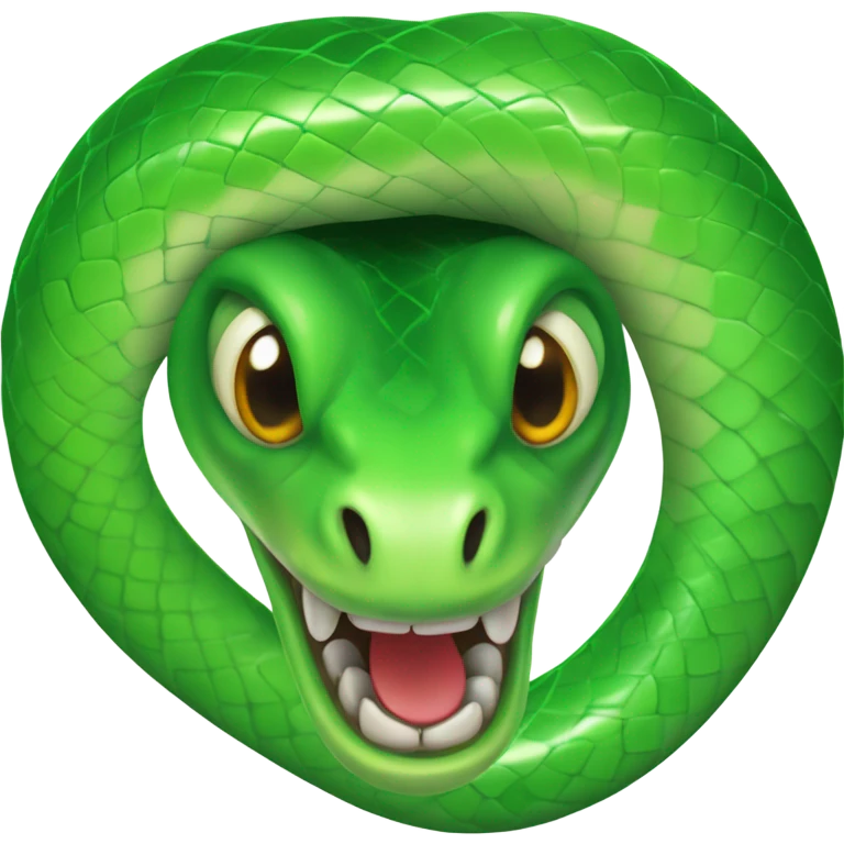 Green venom emoji