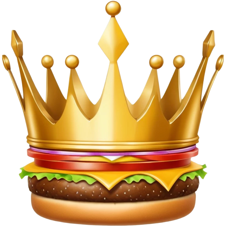 Burger King crown emoji