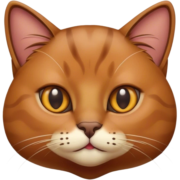 cat little brown  emoji