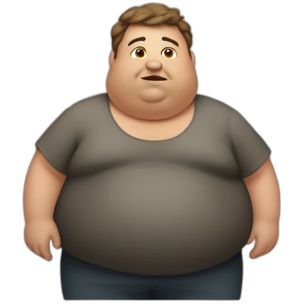 fat person emoji