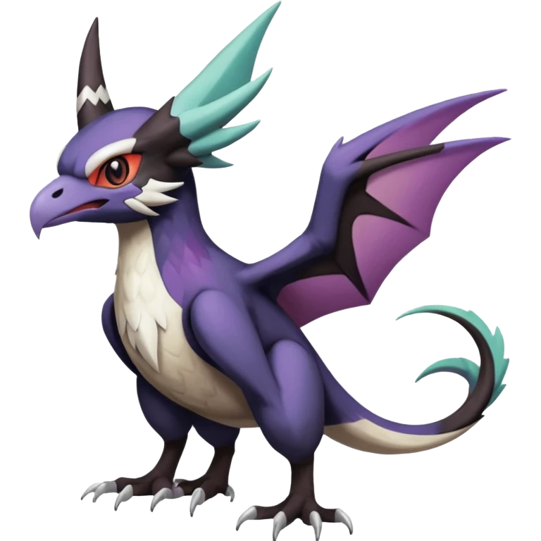 Noibat-Noivern-Silvally-Fakémon-hybrid-creature (full body)  emoji