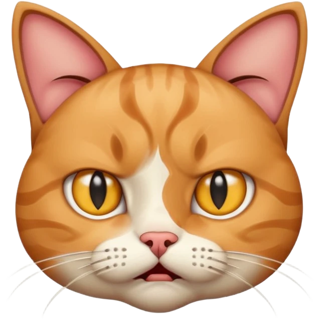 Cat that is annoyed  emoji