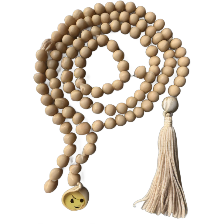 Mala beads beige  emoji