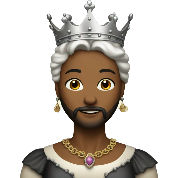 queen with beard emoji