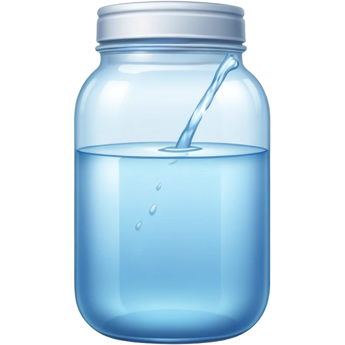 Quiero una jarrita con agua emoji