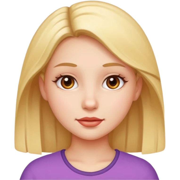 I am just a girl emoji