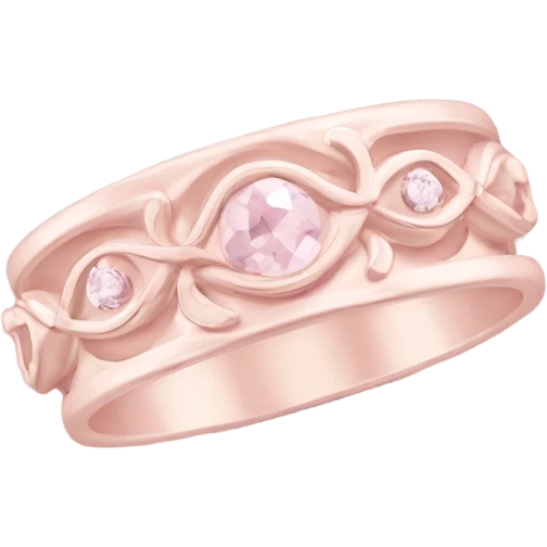 pastel pink wedding rings emoji