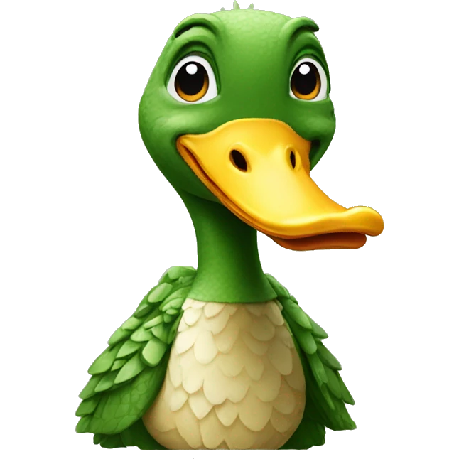 duck crocodile emoji