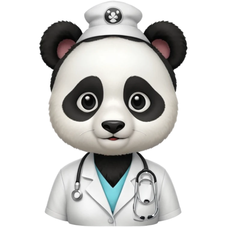 panda nurse emoji