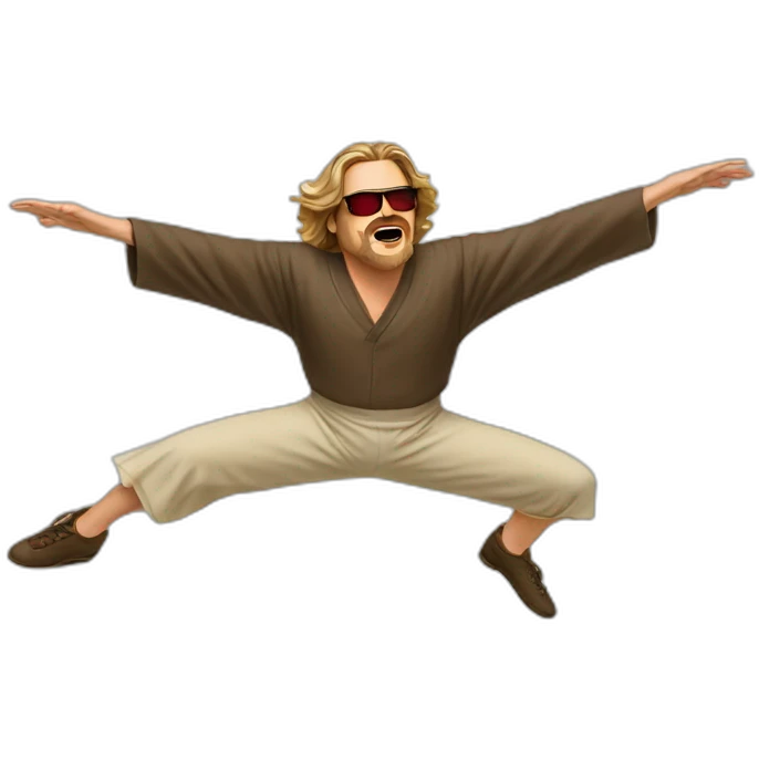lebowski flying emoji