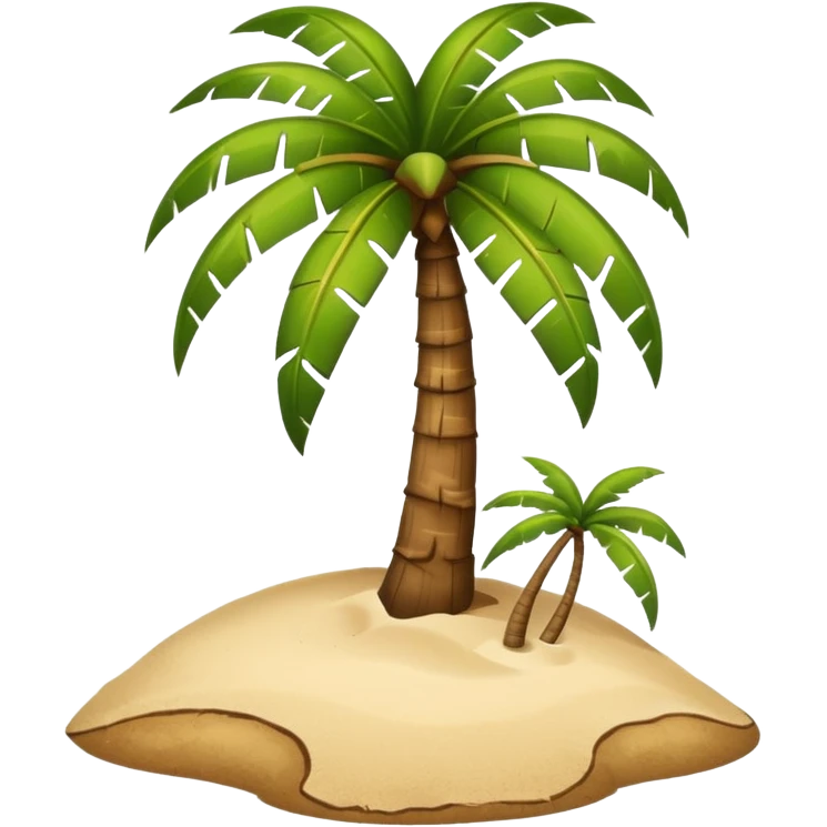 coconut tree island emoji