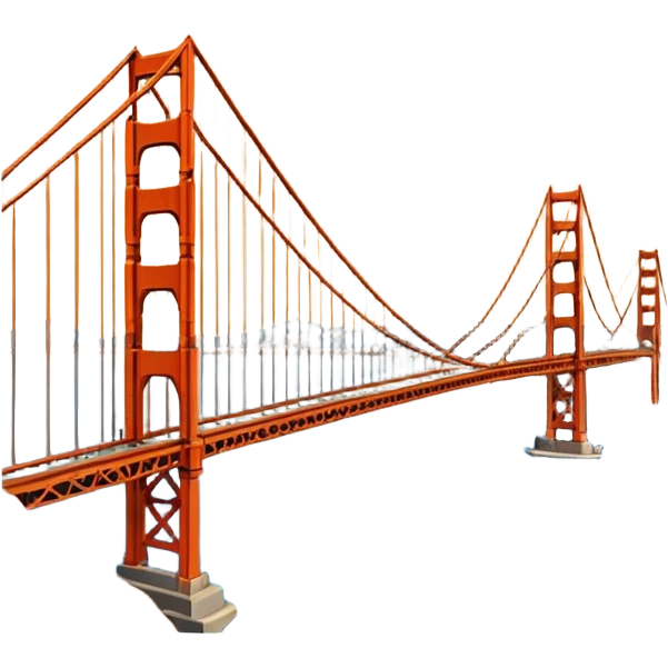 Golden Gate Bridge 🌉 in frame emoji