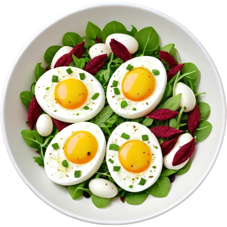 Egg, Labneh and Sumac Salad Bowls
 emoji