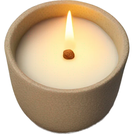 fragrance candle with ceramic cup and texture feeling, no emoji emoji