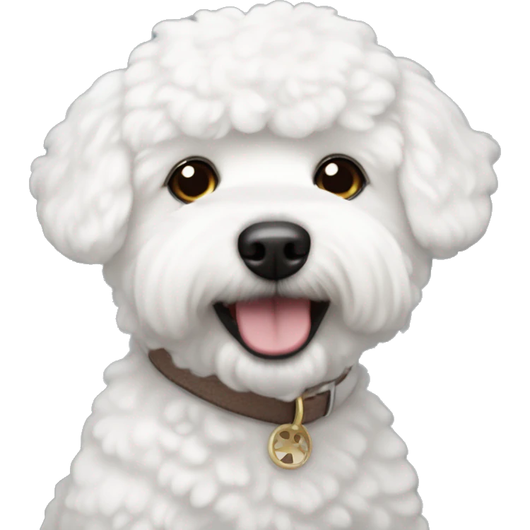 Bichon frise ￼ emoji