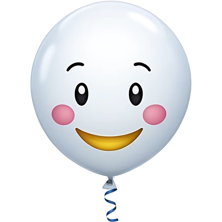 smile on a balloon emoji