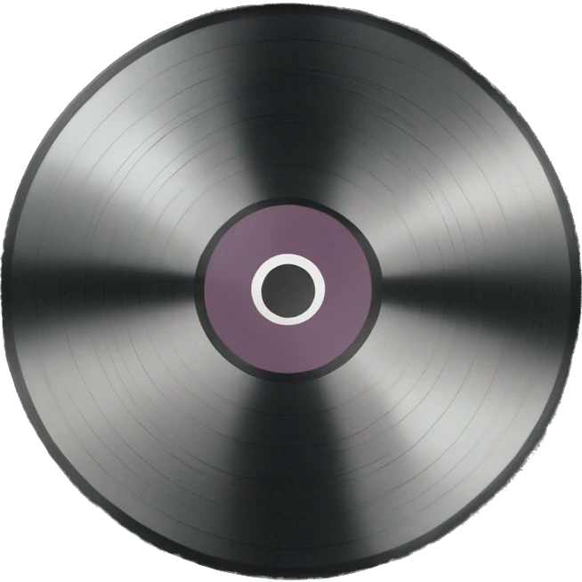 a vinyl disk emoji