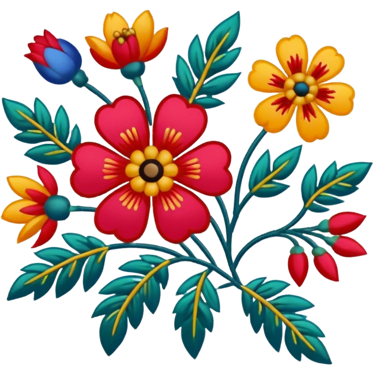 Obukhiv embroidered pattern  emoji