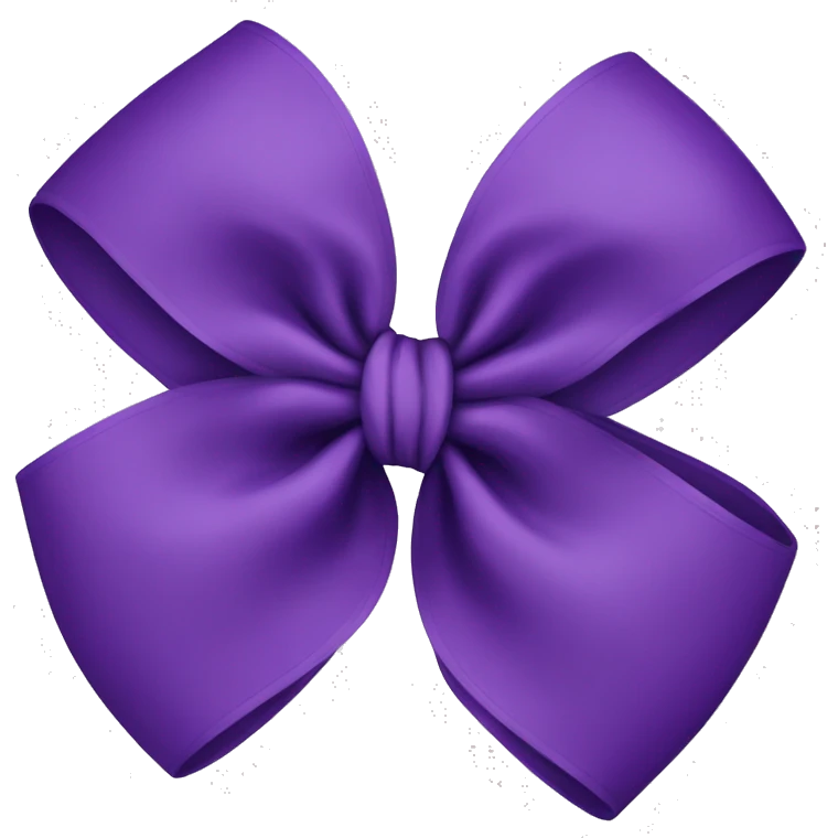 Purple bow  emoji