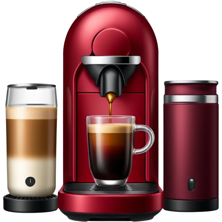 Nespresso dark red veruto pod emoji