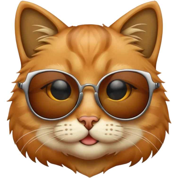 Cat wearing sunglasses emoji