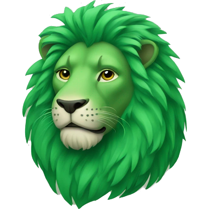 Green Lion emoji