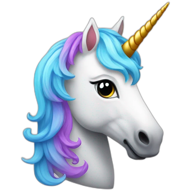 unicorn colorful emoji