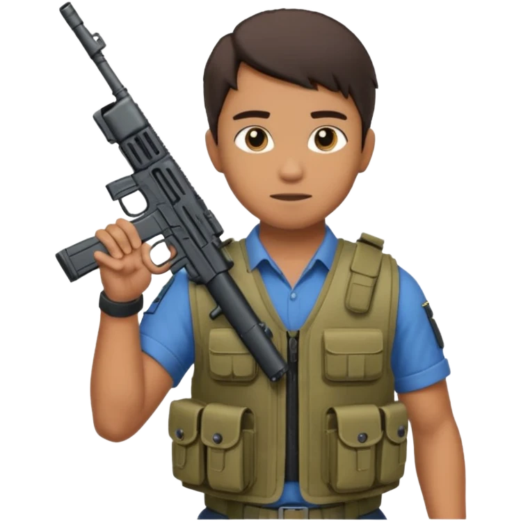 Smg-12 and warden from rainbow six siege emoji