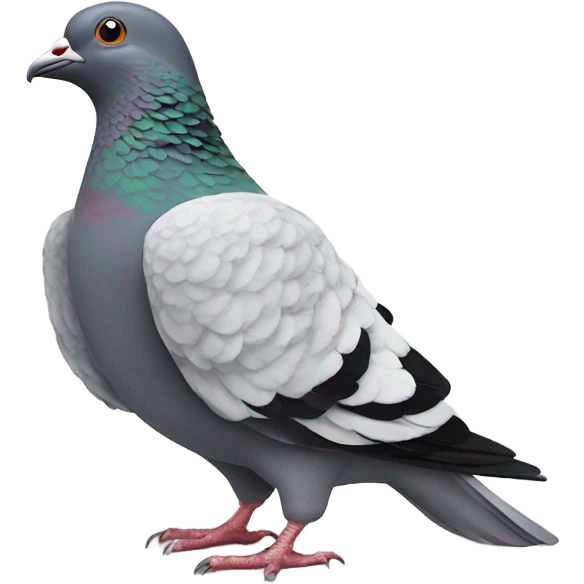 Pigeon with boxing gloves ￼ emoji