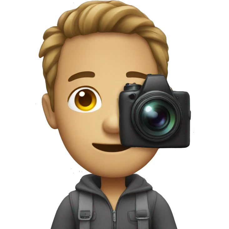 Taking a picture emoji