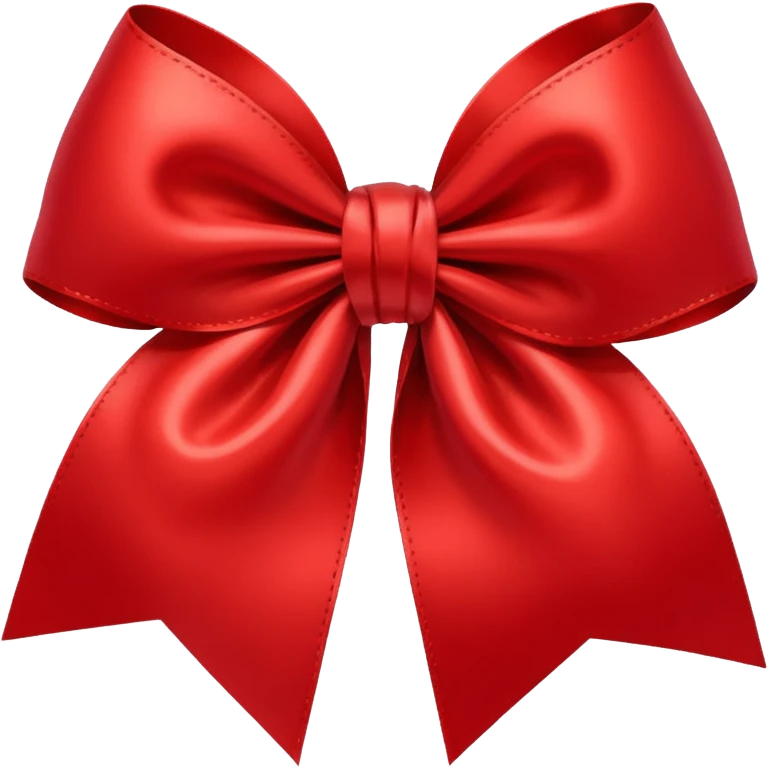 Red gift bow emoji