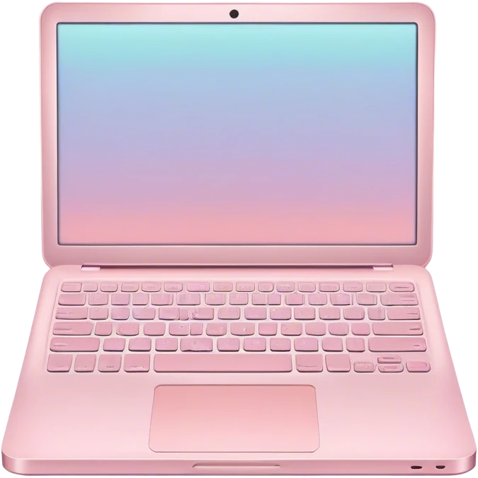 pastel laptop emoji