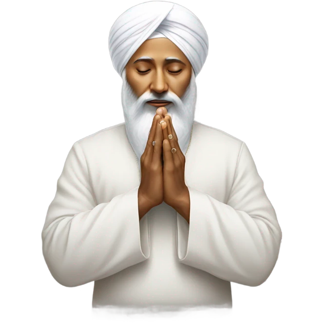 praying hands sikh emoji