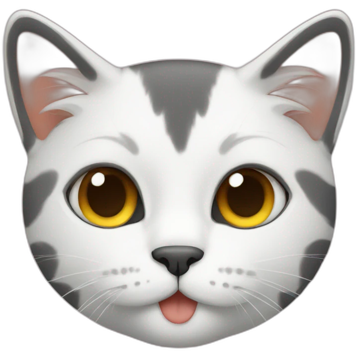 Tricolor cat emoji