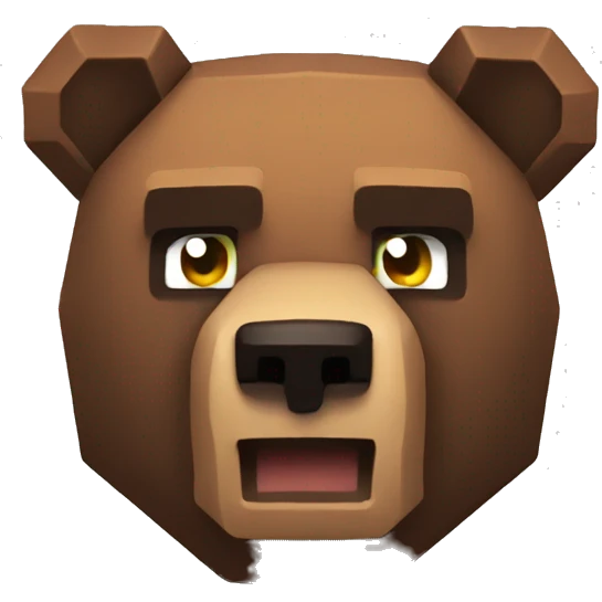 Minecraft bear emoji