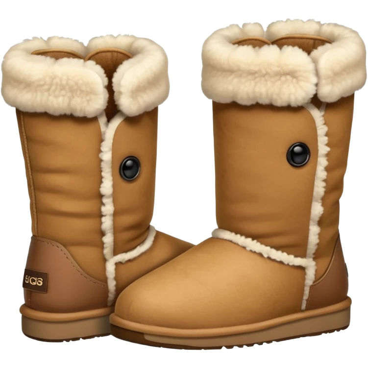 Give me some uggs and make them small emoji