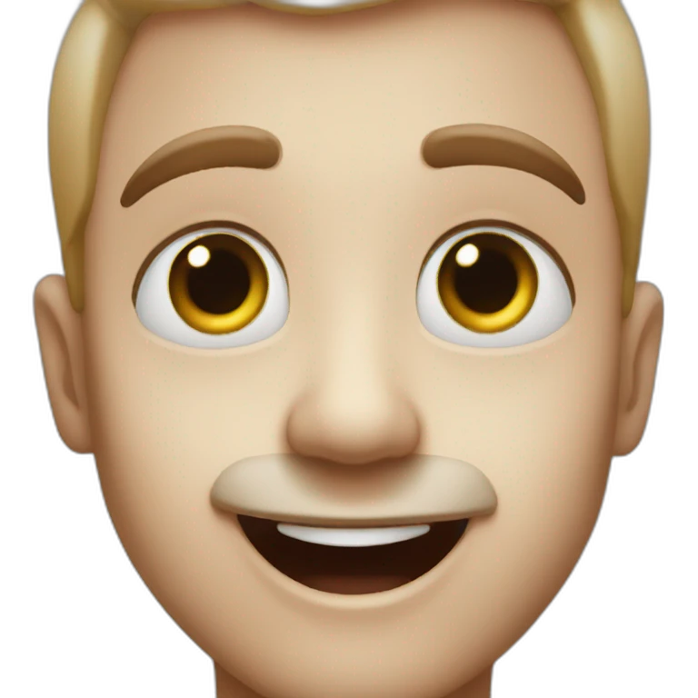 bloodshot big eyes　Smile emoji