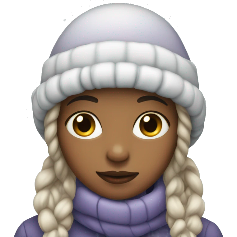 Winter girl  emoji