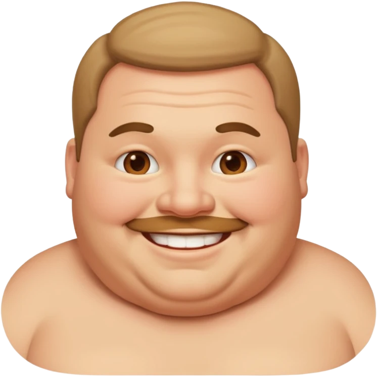 Fat man emoji