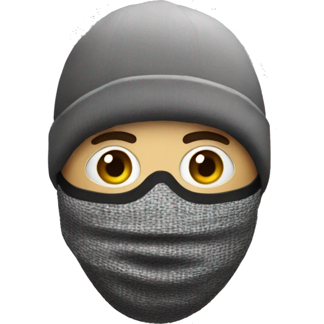 Ski mask emoji
