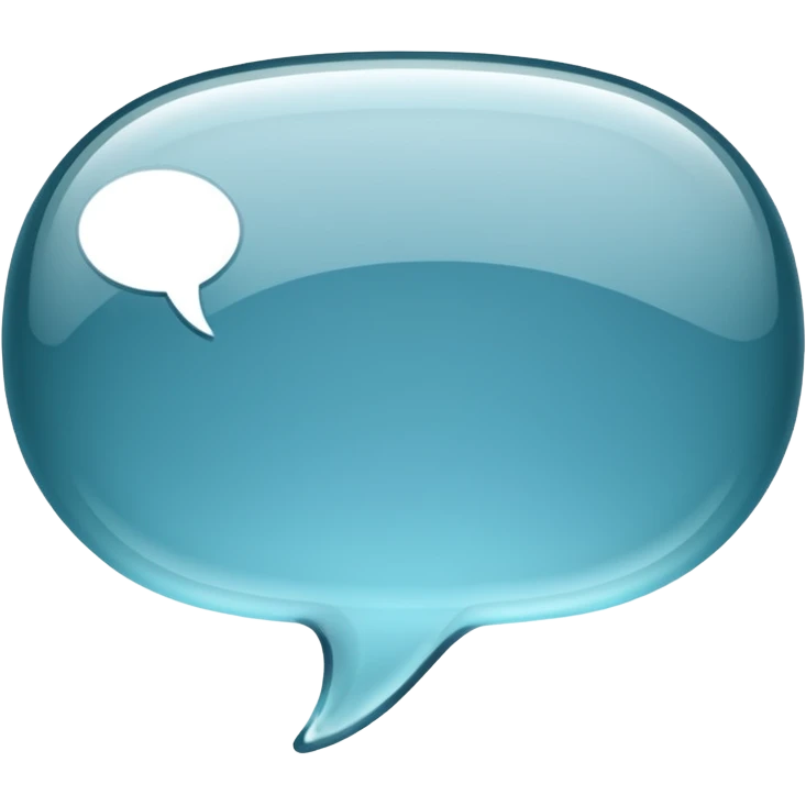 transparent speech bubble emoji