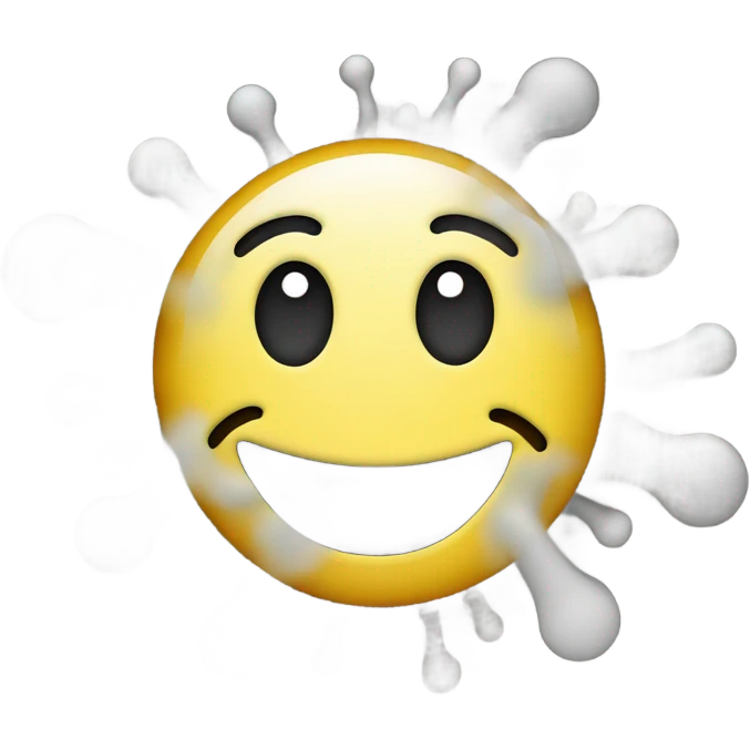 smoket molecule emoji face emoji