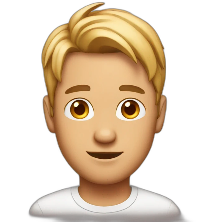 Man wearing bunny ears emoji