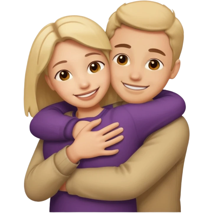 Hug fav person emoji