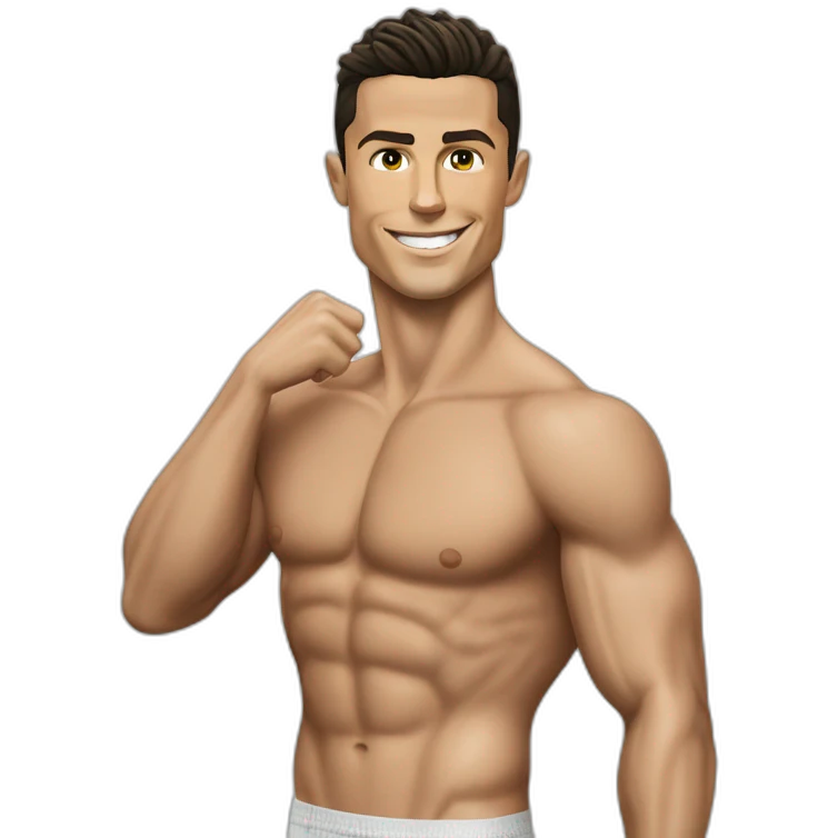 Cristiano Ronaldo is silent  emoji