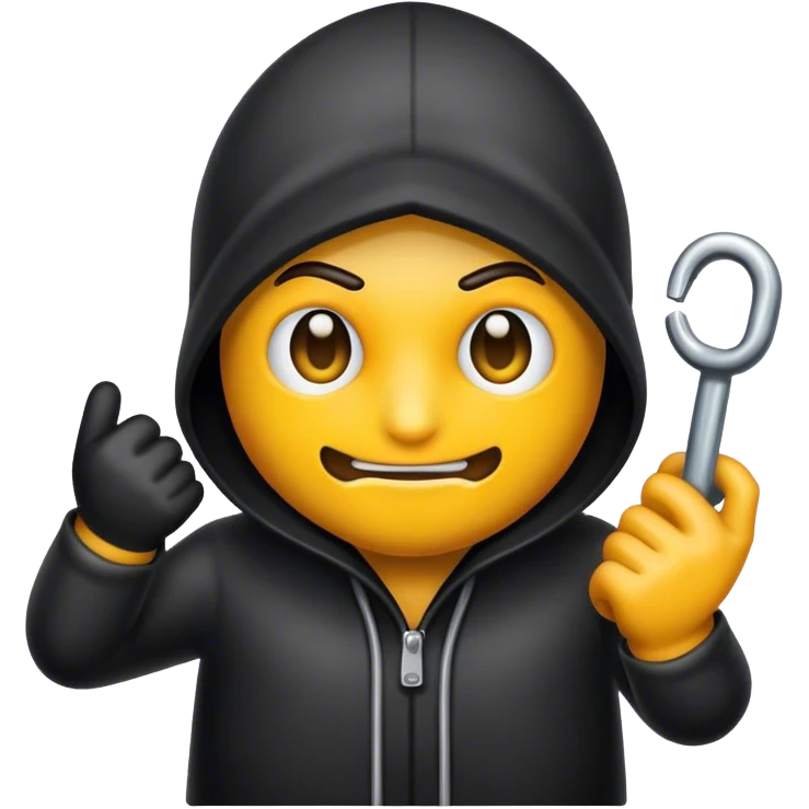 Burglar emoji
