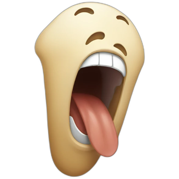 yawn emoji