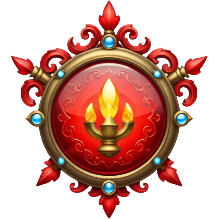magical artifact red emoji