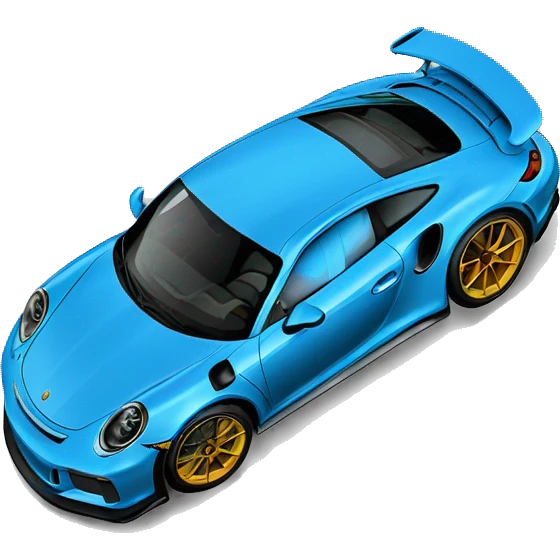 Porsche gt3 rs shark blue emoji