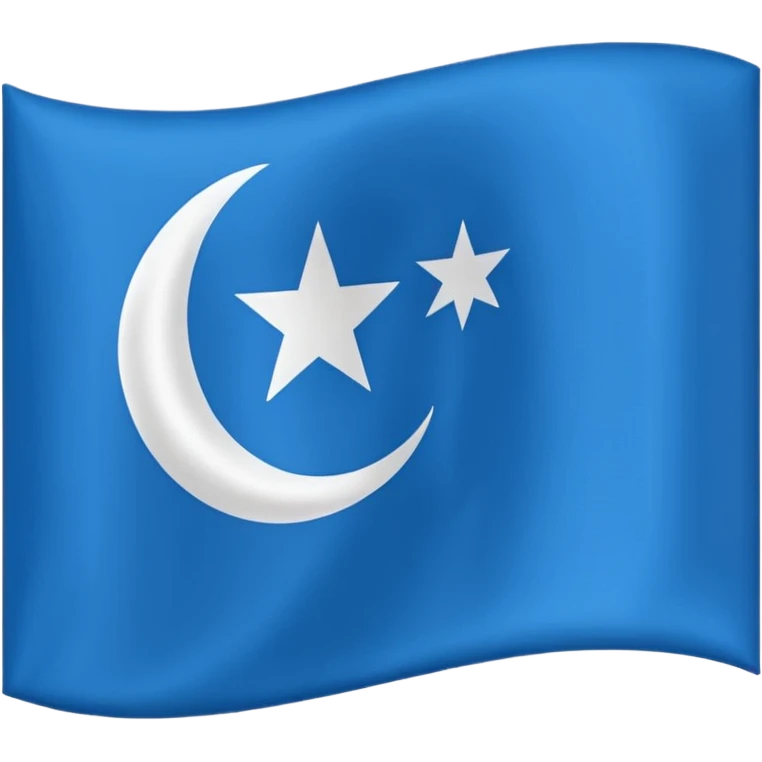 The flag of Awdal state in somalia emoji